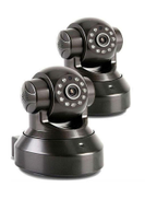 Generic 2-Piece Night Vision Wireless Wifi IR Security Camera