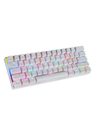 Motospeed Wired RGB Mechanical Keyboard White Red