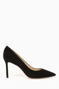 Jimmy Choo Romy 85 Suede Pumps