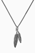 Emanuele Bicocchi Feathers Chain Necklace