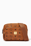 MCM Small Klassik Crossbody in Visetos Leather