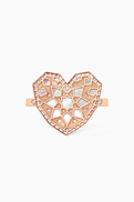 Samra Qalb Turath Small Ring in 18kt Rose Gold