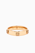 Tory Burch Miller Stud Ring in 18kt Gold-plated Brass