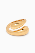 Missoma Savi Sculptural Ring in 18kt Recycled Gold-plated Vermeil