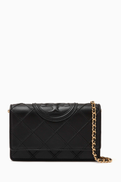 Tory Burch Fleming Soft Chain Wallet in Leather