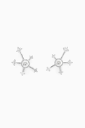 Fergus James Galaxy Diamond Stud Earrings in 18kt White Gold
