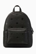 MCM Medium Stark Maxi Monogram Backpack in Leather