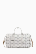 MCM Medium Ottomar Weekender 45 Duffle Bag in Coated Canvas