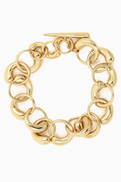 Ragbag Oculus Chain Bracelet in 18kt Gold Vermeil