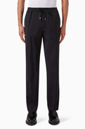SANDRO Alpha Drawstring Pants in Wool-blend
