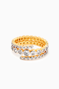 MER"S Will Do Ring in 24kt Gold-plated Sterling Silver