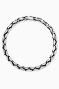 David Yurman Medium Fluted Chain Bracelet in Sterling Silver, 5mm