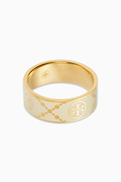 Tory Burch T Monogram Ring in Enamel