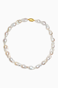 Damas Kiku Large Baroque Pearl Necklace