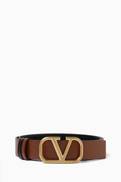 Valentino Garavani Reversible Belt in Leather,