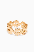 Bil Arabi Ya Ein Multi Evil-eye Ring in 18kt Gold