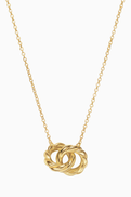 David Yurman Sculpted Cable Chain Necklace in 18kt Gold