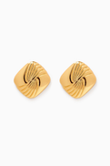 Heaven Mayhem Tabi Earrings in Gold-plated Metal
