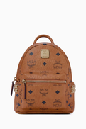 MCM Mini Stark Side Studs Backpack in Visetos