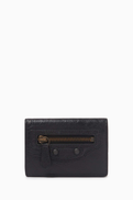 Balenciaga Mini Le City Wallet in Arena Lambskin