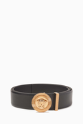Versace Medusa Biggie Belt in Leather
