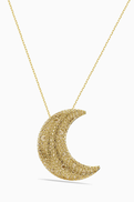 Swarovski Sublima Moon Pendant Necklace in Gold-tone Metal