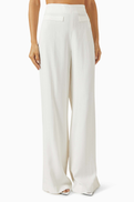 SANDRO Sequin-embellished Pants in Viscose Blend