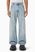 Balenciaga Medium-fit Jeans in Cotton-denim