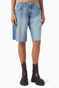 EB Denim Loon Shorts in Denim