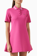 We11Done Logp-detail Polo Mini Dress