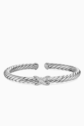 David Yurman Cable Flex Diamond Bracelet in Sterling Silver
