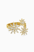David Yurman Starburst Diamond Ring in 18kt Gold