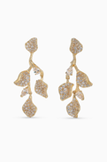 Anabela Chan Galatea Diamond Earrings in 18kt Gold Vermeil