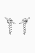 David Yurman DY Mercer Petite Toggle Chain Stud Earrings in Sterling Silver