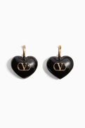 Valentino Garavani Coeur Royal Earrings in Enamel