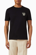 Valentino Garavani VG Patch T-shirt in Cotton