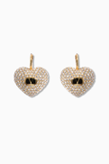 Valentino Garavani Coeur Royal Enamel & Swarovski Earrings