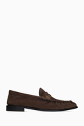 SAINT LAURENT Penny Loafers in Suede