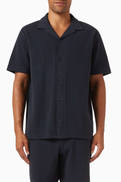Vince Cabana Shirt in Cotton Boucl