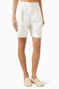 Anine Bing Carrie Shorts in Cotton