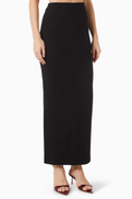 Eterne Emma Maxi Skirt in Italian Matte Jersey