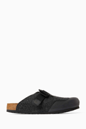 Birkenstock Boston Nova Clog Sandals in Felt & Nubuck Leather
