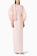 NASS Embellished-cuff Dress