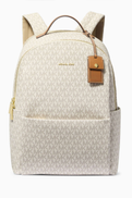 Michael Kors Sable Large Signature Logo Backpack