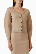 Jacquemus Le Doppio Cardigan in Merino Wool Blend