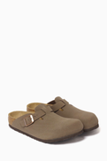Birkenstock Boston Clogs in Suede