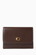 Coach Essential Flap Card Case in Leather
