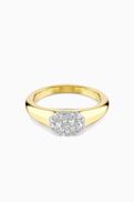 Swarovski Dextera Ring in Gold-plated Metal