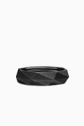 David Yurman Faceted Band Ring in Titanium