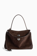 Balenciaga Medium Rodeo Handbag in Suede
